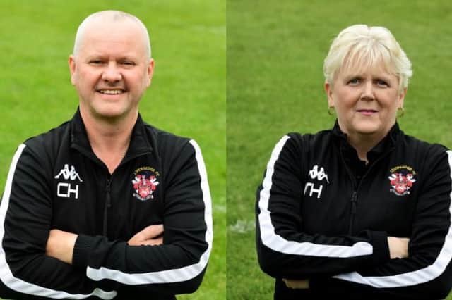 Tina and Colin took over Cleckheaton Sporting Juniors 18 years ago after coaching there for 12 months.