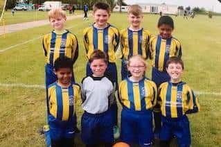 Players from Cleckheaton Sporting juniors.