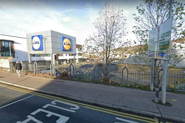 The Lidl store on Commercial Road, Dewsbury. The supermarket chain has revealed plans for a new store in Thornhill Lees. Photo: Google Earth