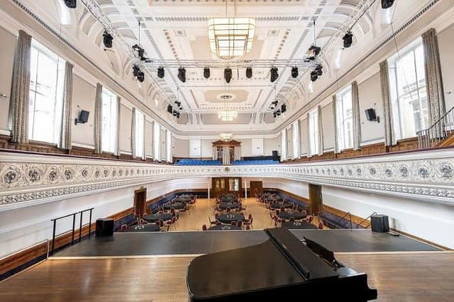 The refurbished concert hall at Dewsbury Town Hall