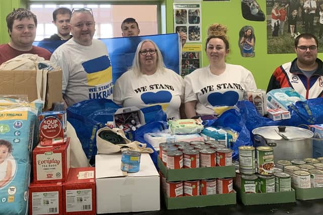 Chickenley Community Centre and the BCM Stars majorette dance troupe have been working together to collect food, clothing and a range of products to support people in Ukraine