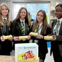 Heckmondwike Grammar School students with one of the Nick Smith Foundation’s Treasure Boxes