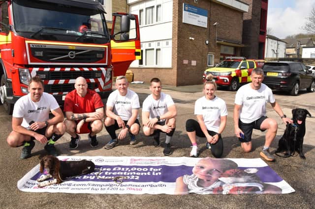 Cleckheaton Green Watch who have already completed the David Goggins Challenge to raise funds for Solving Kids Cancer