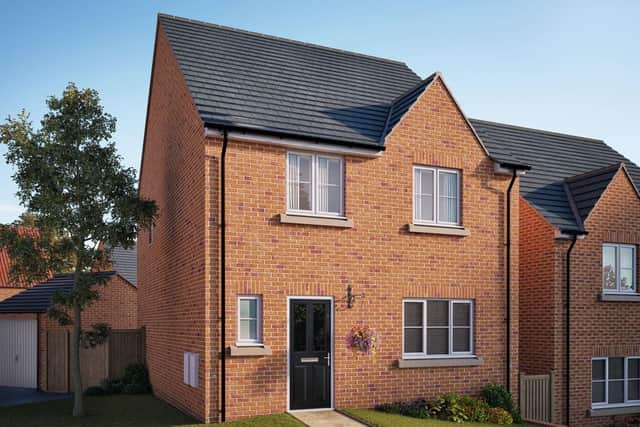 An artist's impression of new homes on land off High Street in Hanging Heaton