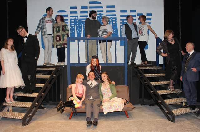 The cast of Dewsbury Arts Group's production of Company