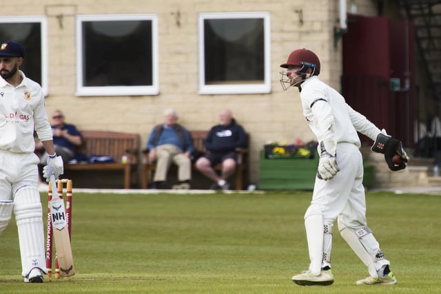 Woodlands wicket keeper Greg Finn played his part in his side's victory, scoring 40 runs with the bat.