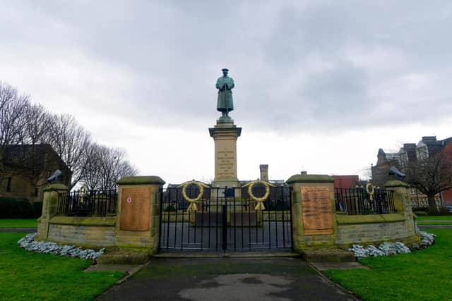 The war memorial in Batley was unveiled in October 1923 by General Sir Ian Hamilton, who was commanding officer in Gallipoli.