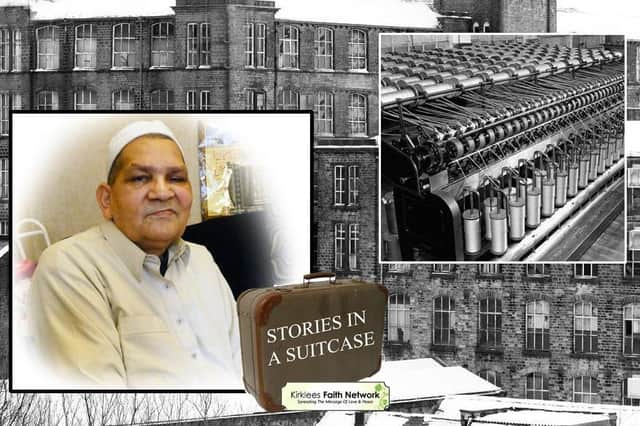 Mohammad Nazir features in the Kirklees Faith Network's 'Heckmondwike Stories in a Suitcase' project