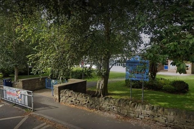 Birkenshaw Primary School is over capacity by 2.4 per cent. The school has an extra ten pupils on its roll. Photo: Google