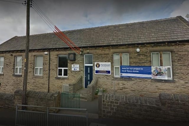 Hartshead Junior and Infant School is over capacity by 1.2 per cent. The school has one extra pupil on its roll. Photo: Google