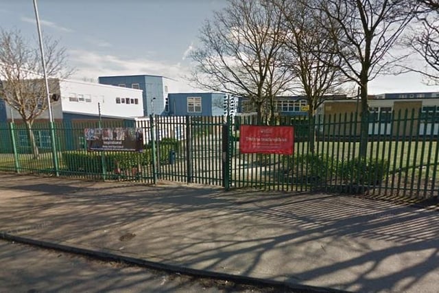 Batley Girls High School is over capacity by 0.5 per cent. The school has an extra six pupils on its roll. Photo: Google