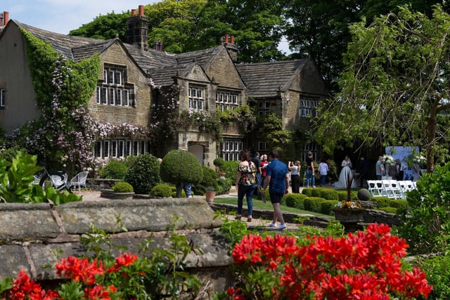 Holdsworth House Hotel & Restaurant, Holdsworth Road, Holdsworth, Halifax. "Set in beautiful, landscaped gardens near Halifax, West Yorkshire, the 380-year-old Jacobean house has long been one of Yorkshire's most-loved venues for marriages, ceremonies and wedding celebrations."