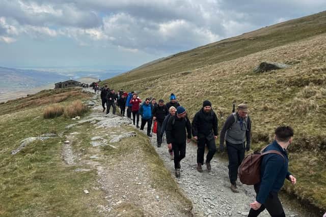 Colleagues from The One Point team in Cleckheaton successfully climbed Mount Snowdon