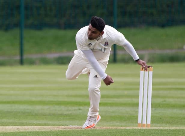 Umar Farooq was the most successful Batley bowler as they knocked Ossett out of the Solly Sports Heavy Woollen Cup.