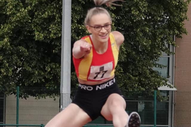 Soraya Crodden won big points for Spenborough & District AC at the Northern Athletics League meeting at the Costello Stadium, in Hull.