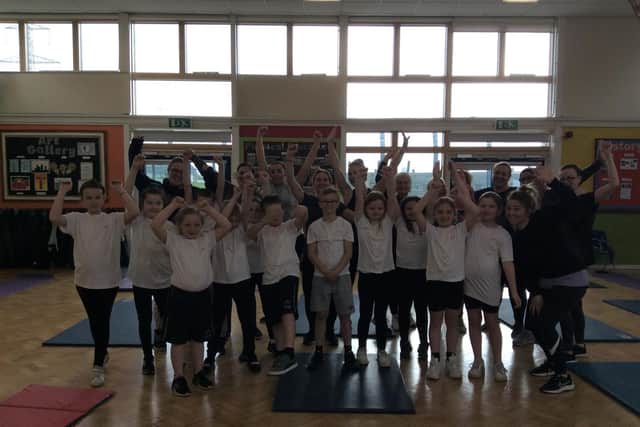Batley and Spen MP Kim Leadbeater visited Fieldhead Primary Academy to mark the first anniversary of its local community keep fit class, Mama Unleashed, which aims to empower women to become the best version of themselves