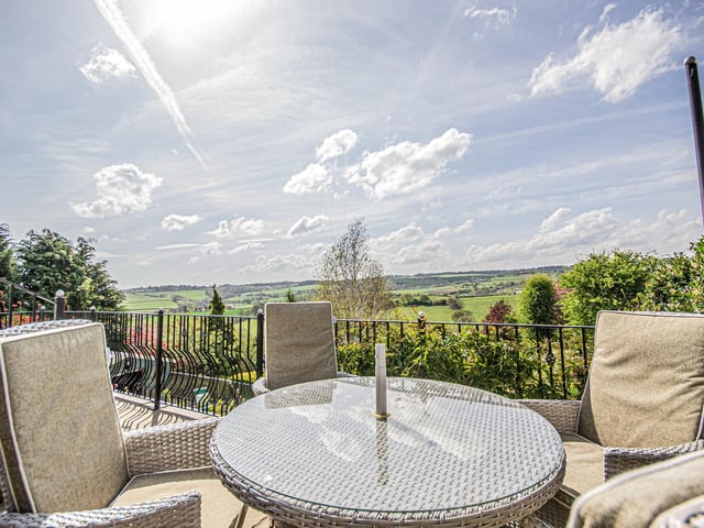 Sit out and admire the surroundings from this elevated vantage point.
