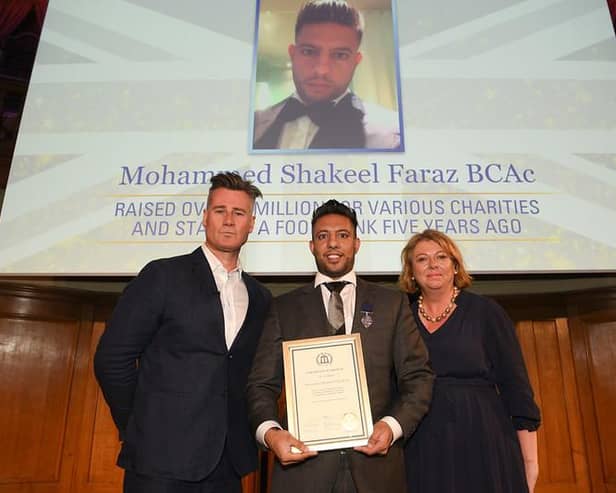 Mohammed Shakeel Faraz received the British Citizen Award on March 24 for his services to the community.