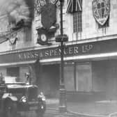 FLASHBACK: Fire at the Marks and Spencer store on Northgate, Dewsbury in 1953 (Photo kindly supplied by Stuart Hartley)