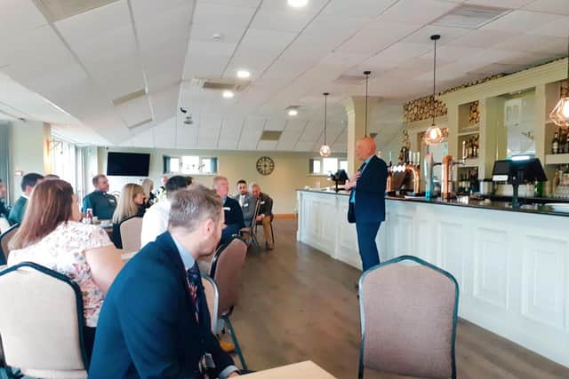 Q&A at the Mirfield Business Breakfast held at Dewsbury Golf Club