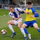 Lewis Whitham has joined higher league Alfreton Town after enjoying a superb season with Liversedge FC. Picture: Jim Fitton