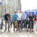 The launch of the Dewsbury Summer of Cycling at Dewsbury Town Hall on Saturday, June 18