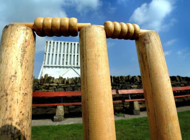 Cricket reports from Division Two and Three of the Bradford League involving teams in the Dewsbury, Spenborough and Batley areas.