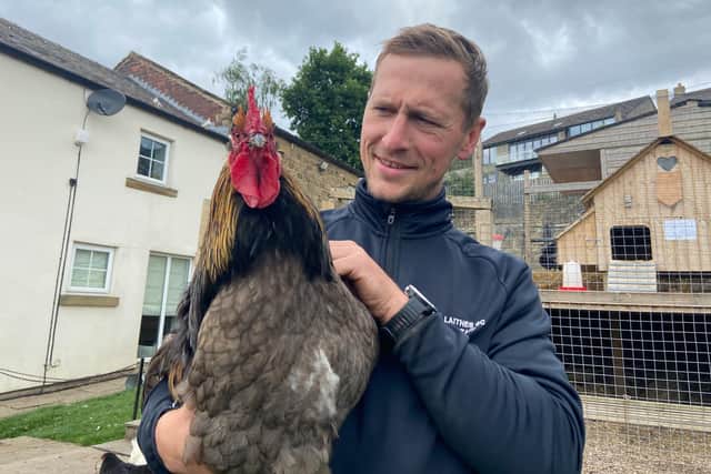 Josh started volunteering at the sanctuary in 2021.