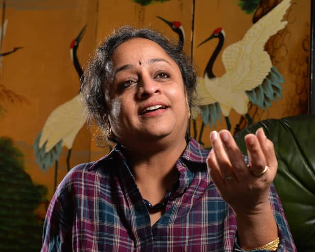 Dewsbury-based artist and mentor, Supriya Nagarajan.