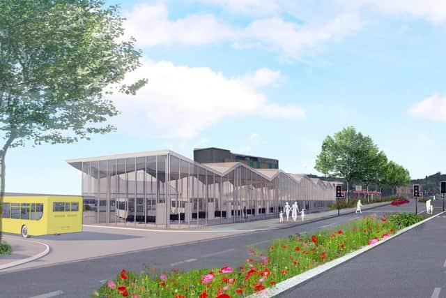 An artist's impression of plans for the new Dewsbury Bus Station
