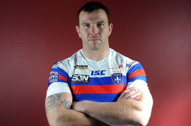 Retired professional rugby league player, Keegan Hirst.