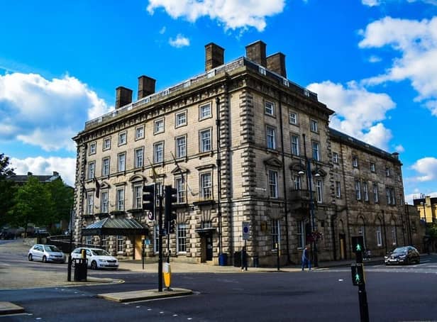 Huddersfield’s iconic George Hotel, built in the 1850s and which in 1895 was the birthplace of rugby league