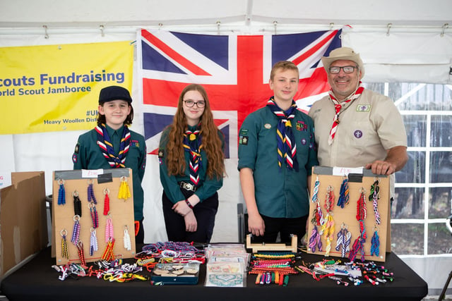 The Scouts rasing money for the largest Scout Jamboree, which will be held in South Korea in 2023.