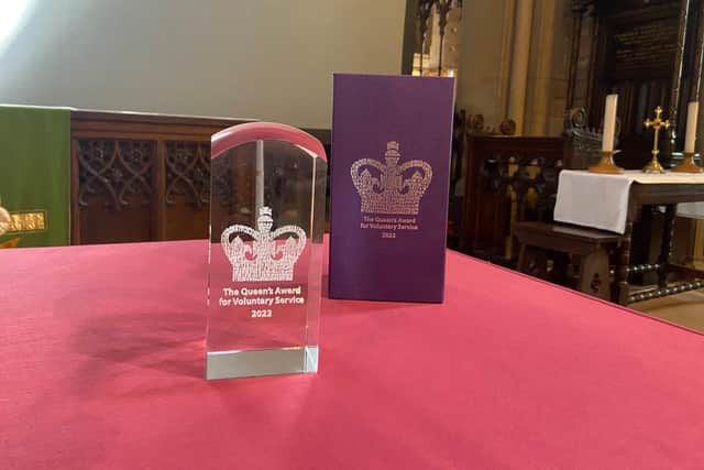 The Queen's Award for Voluntary Service.