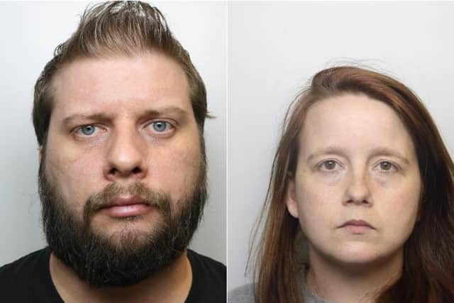 Robert Stanley, 36, and his partner Danielle Schofield, have been jailed for sexually abusing a child.