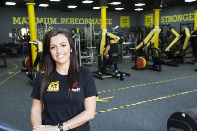 Lauren Pachniuk at MP Fit gym, Birstall, says people have been signing up in droves