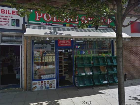 A street view of the Polski Sklep shop in Dewsbury, which has lost its licence to sell alcohol (image: West Yorkshire Trading Standards)