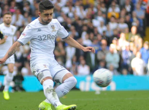 Pablo Hernandez, who was given a rousing send off in his last Leeds United game.