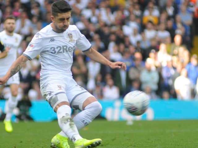 Pablo Hernandez, who was given a rousing send off in his last Leeds United game.