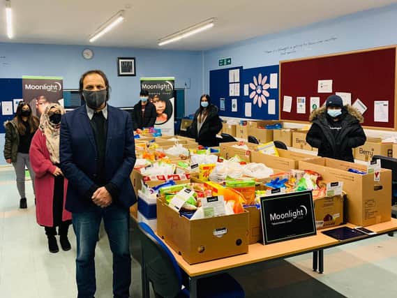 The Moonlight Trust in Dewsbury has been delivering and distributing food parcels and essential supplies to families and individuals in North Kirklees since the start of the pandemic