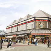 An artist's impression of the revamped Dewsbury Market, which is estimated to cost £6.6m