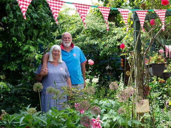 Janet and Iain Astle hosted a garden party for the Great Get Together in the garden of their home in Cleckheaton