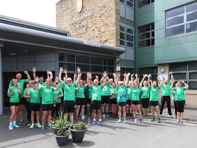 Teachers and students at Heckmondwike Grammar School took part in the annual Run for Jo event, in memory of former Head Girl Jo Cox
