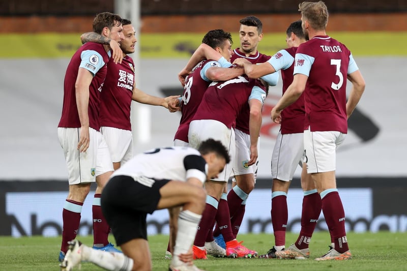 May 10th, 2021: The result that officially had survival sewn up in what Dyche described as his "most challenging" season in management to date. Ashley Westwood and Chris Wood won the game for the Clarets at Craven Cottage.