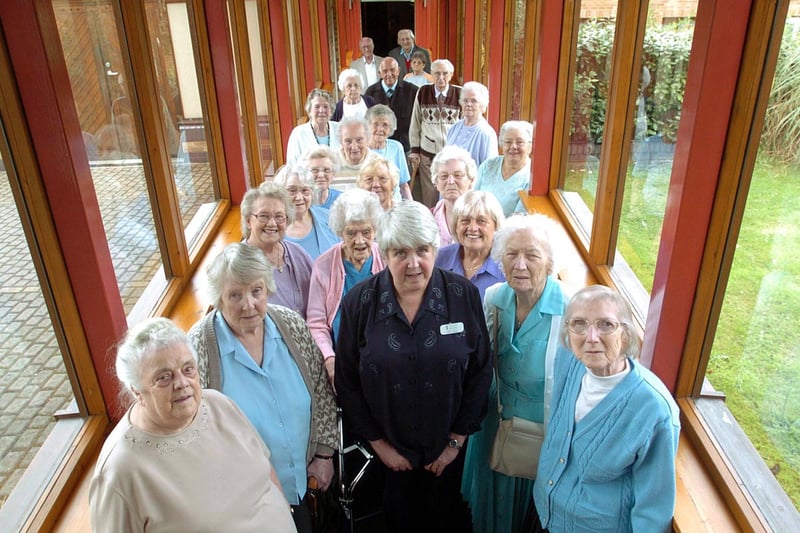 Residents at Whin Wood Grange in Seacroft were planning a charity sponsored walk.