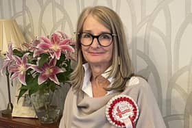 Thérèse Hirst, the English Democrats' candidate in the Batley and Spen by-election