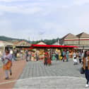 An artist's impression of the revamped Dewsbury Market, one of the projects that forms the Blueprint regeneration scheme