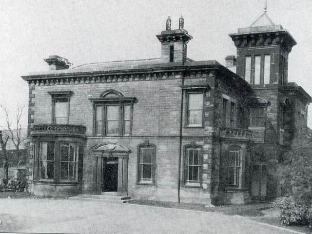 Tweedale Hall: Taken in 1940, just 20 years after it was sold by Miss Emily Tweedale and converted into Moorlands Maternity Home where many thousands of local babies were born. The house still stands today but is now a residential home.