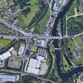 An aerial view of the A62 to Cooper Bridge Corridor Improvement Scheme. Photo: Google