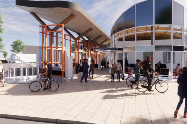 An artist's impression of the proposed £4m new Heckmondwike Bus Station